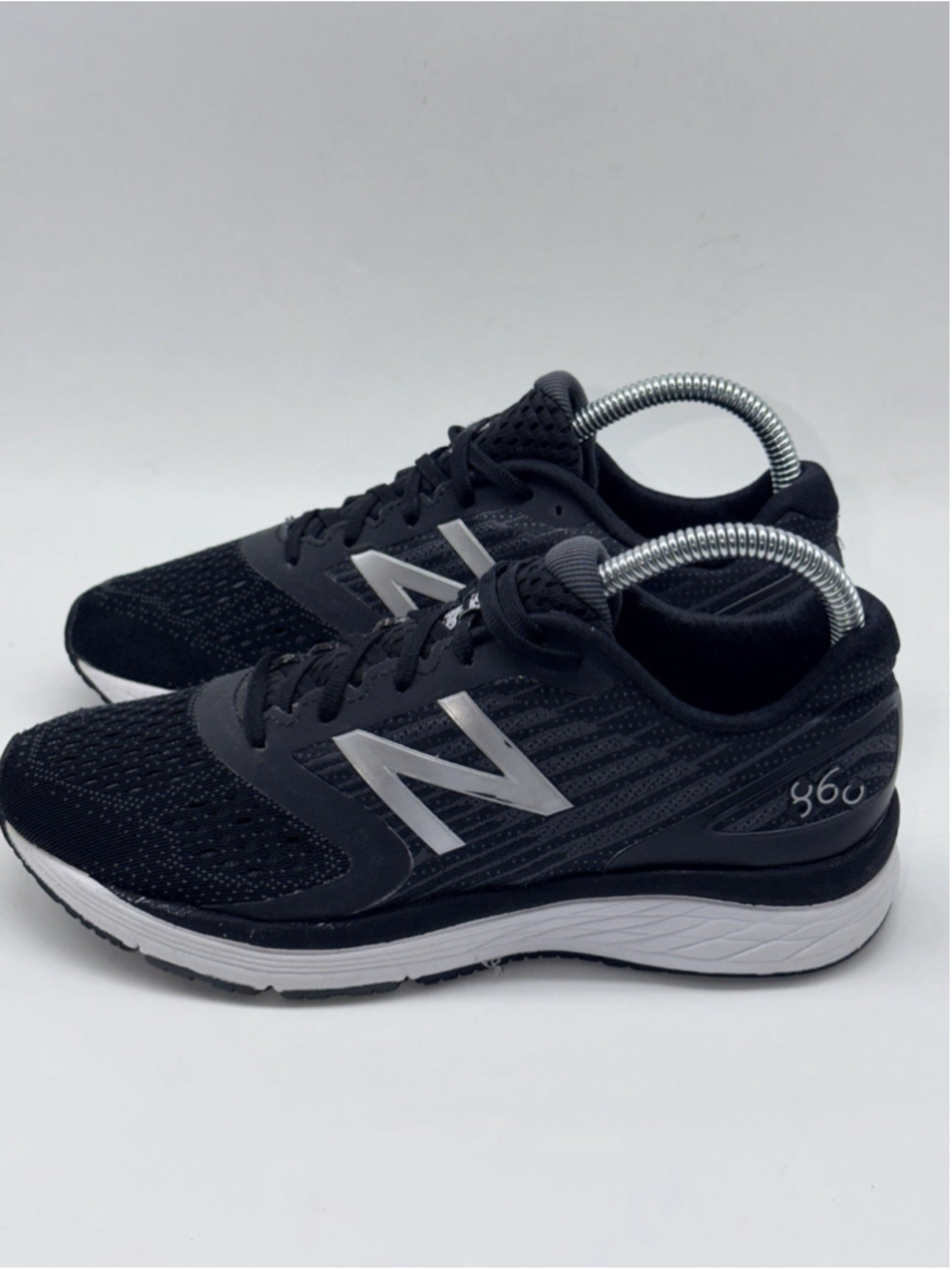 New Balance 860v8 KJ860TBY Kids Boys 4.5 Black Charcoal Running Shoes EU 37